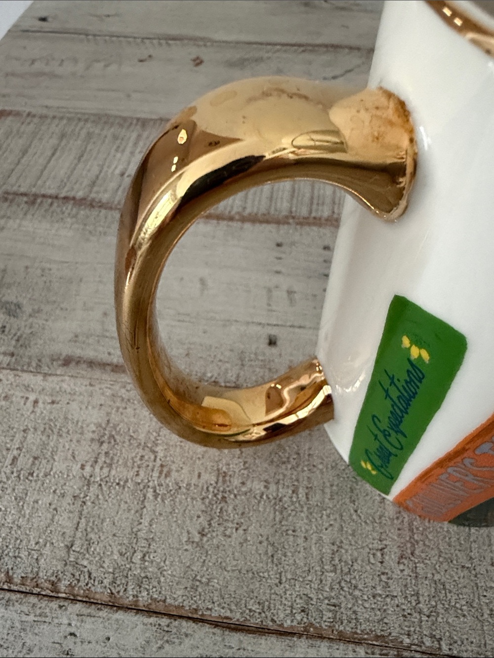 Anthropologie Rifle Paper Co. Porcelain Book Club Mug - Picture 6 of 8